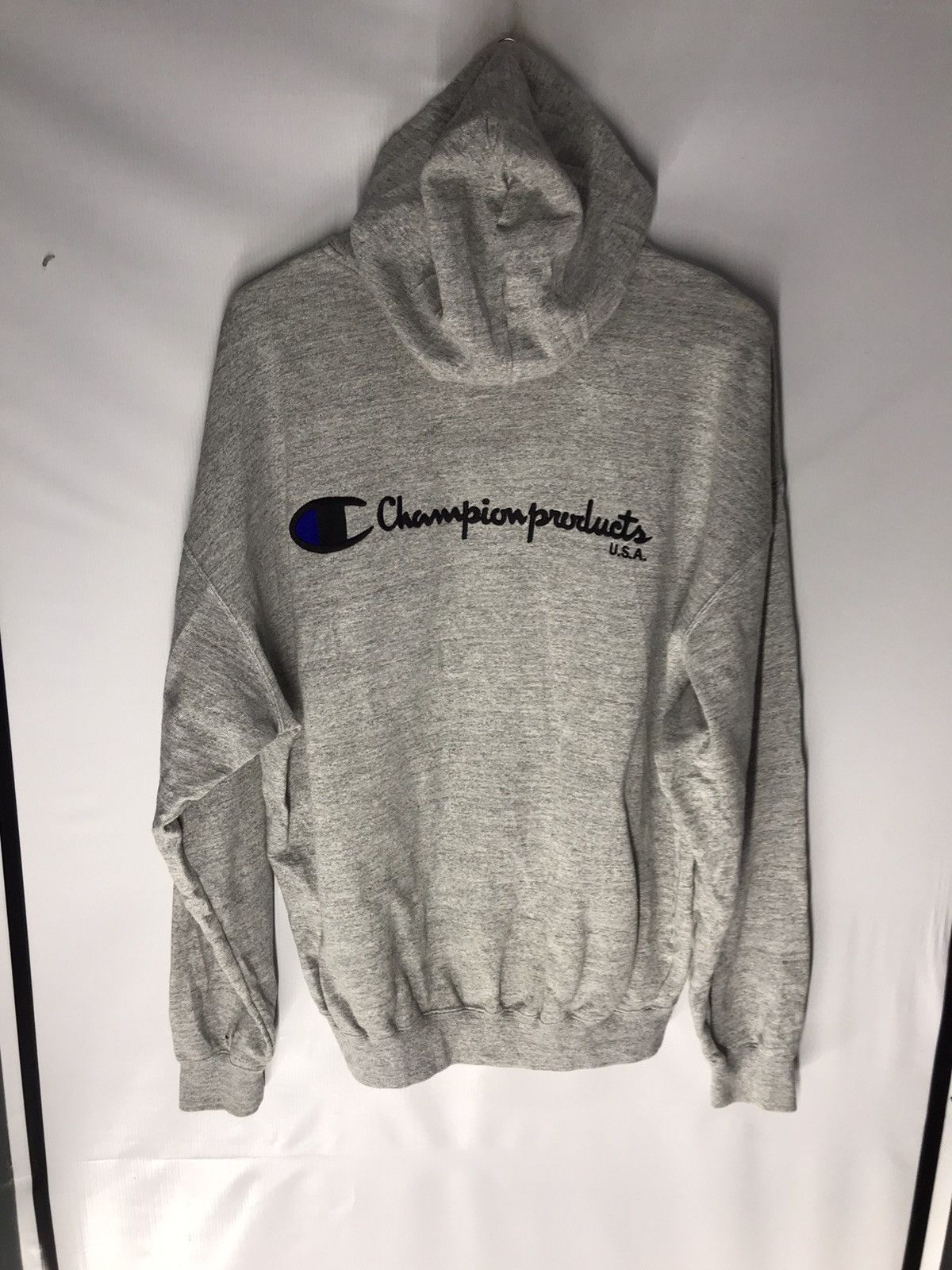 Champion × Vintage Vintage Champion hoodie zipper back spellout Size US L / EU 52-54 / 3 - 3 Thumbnail
