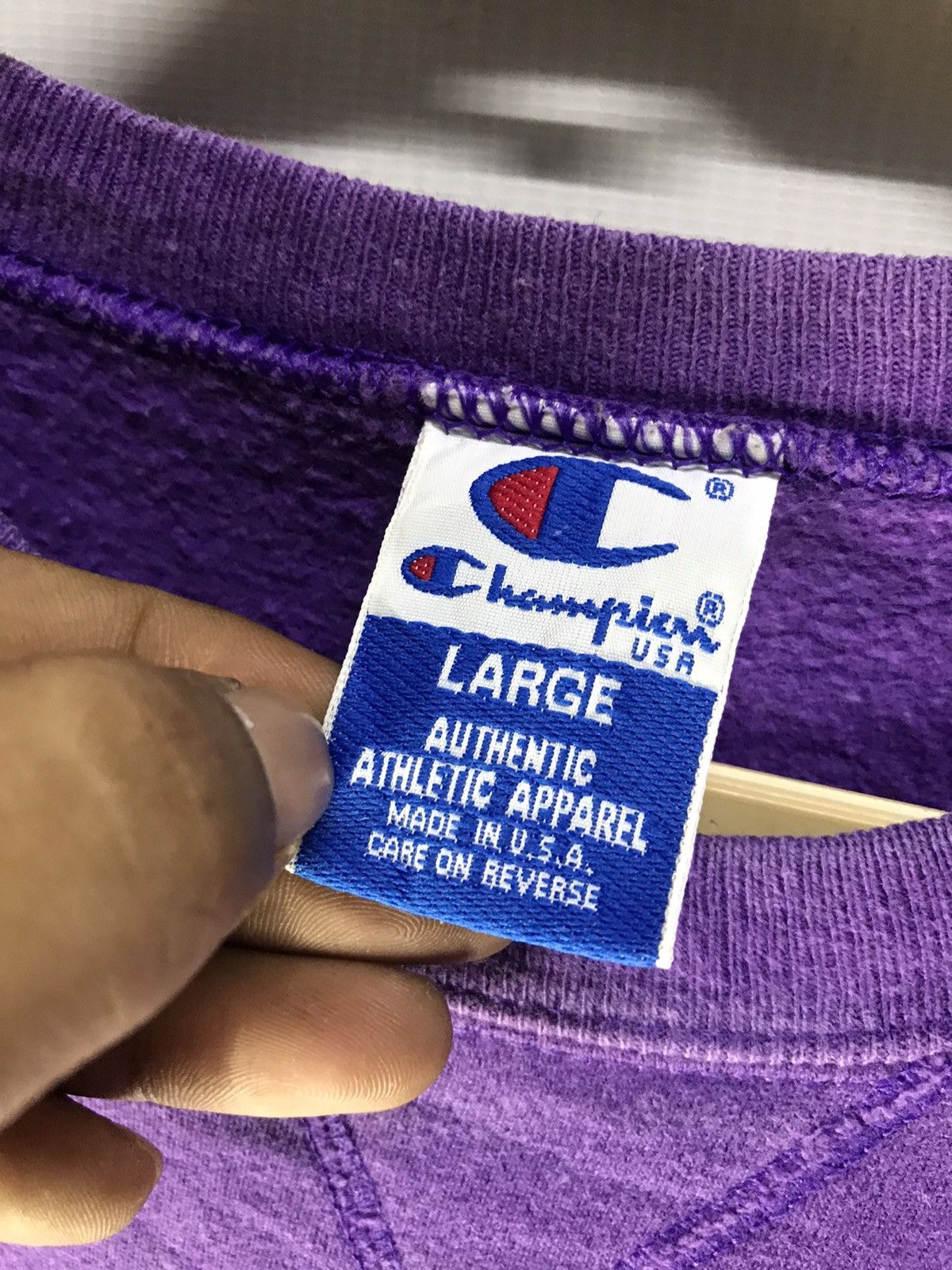 Champion Champion small spellout sweatshirt Size US M / EU 48-50 / 2 - 3 Thumbnail