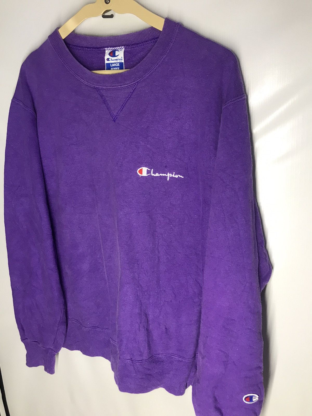 Champion Champion small spellout sweatshirt Size US M / EU 48-50 / 2 - 5 Thumbnail