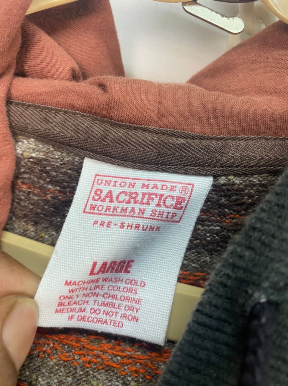 Japanese Brand Union made sacrifice workmanship zipper hoodie Size US M / EU 48-50 / 2 - 3 Thumbnail