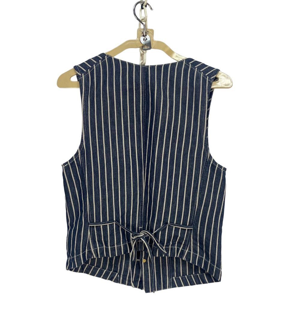 45rpm × Designer × Japanese Brand 🔥BEST OFFER 🔥45rpm stripe button up vest Size US S / EU 44-46 / 1 - 2 Thumbnail