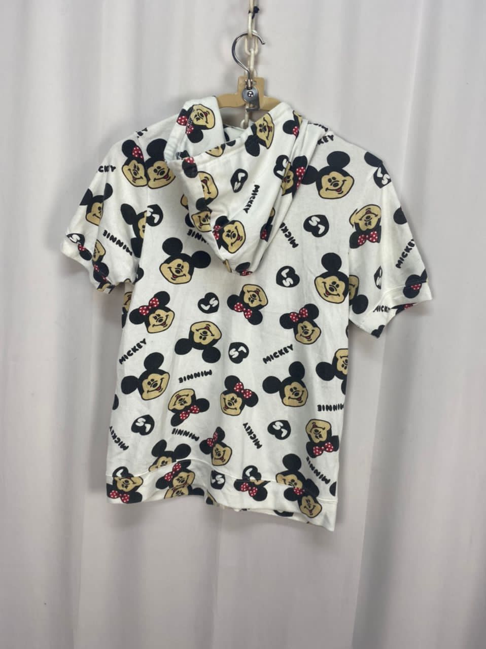 Disney × Mickey Mouse × Vintage Vintage Mickey Mouse fullprint zipper hoodie shorts sleeve Size S / US 4 / IT 40 - 9 Thumbnail