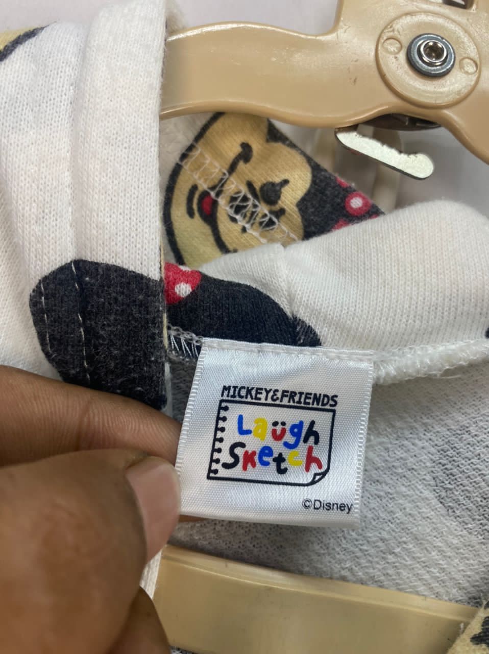 Disney × Mickey Mouse × Vintage Vintage Mickey Mouse fullprint zipper hoodie shorts sleeve Size S / US 4 / IT 40 - 3 Thumbnail