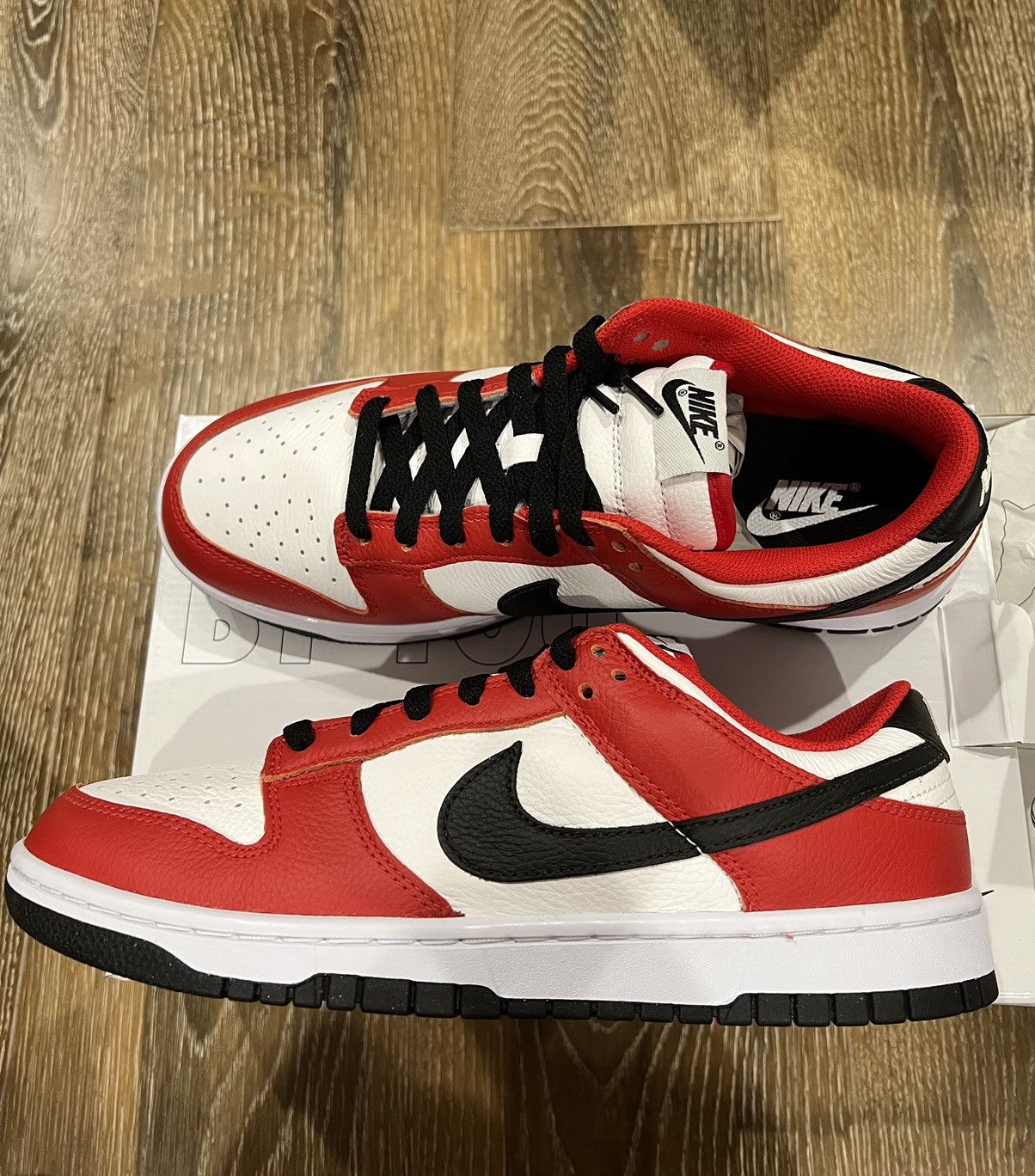 image of Nike Dunk By You Shoes in Red, Men's (Size 9.5)