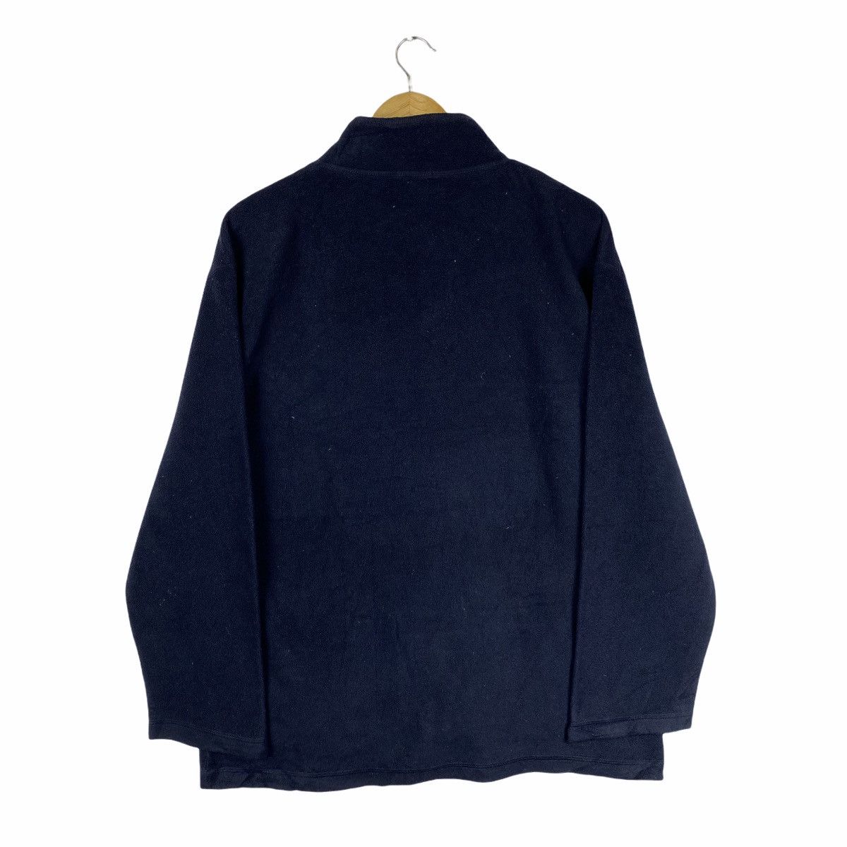 Hiroko Koshino Homme × Japanese Brand Vintage HIROKO KOSHINO Homme Fleece Half Button Long Sleeve Size US L / EU 52-54 / 3 - 2 Thumbnail