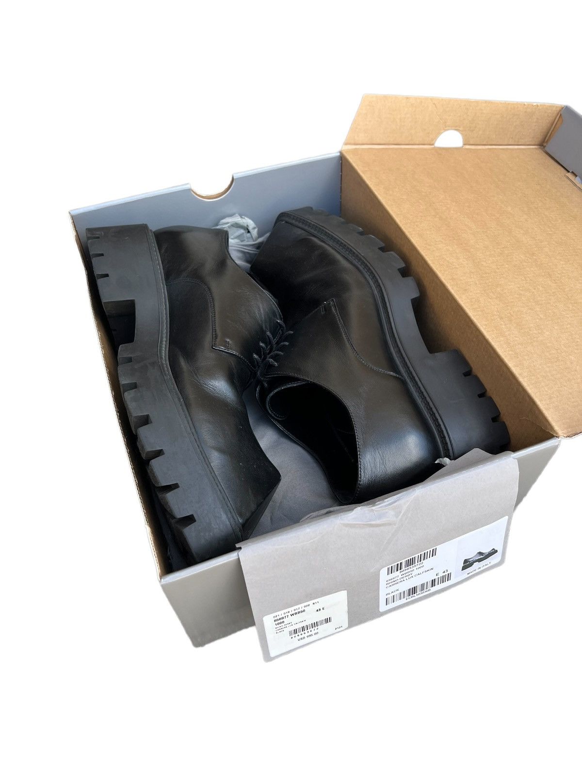 Balenciaga Sz43 Rhino Derby Lace Size US 10 / EU 43 - 8 Thumbnail