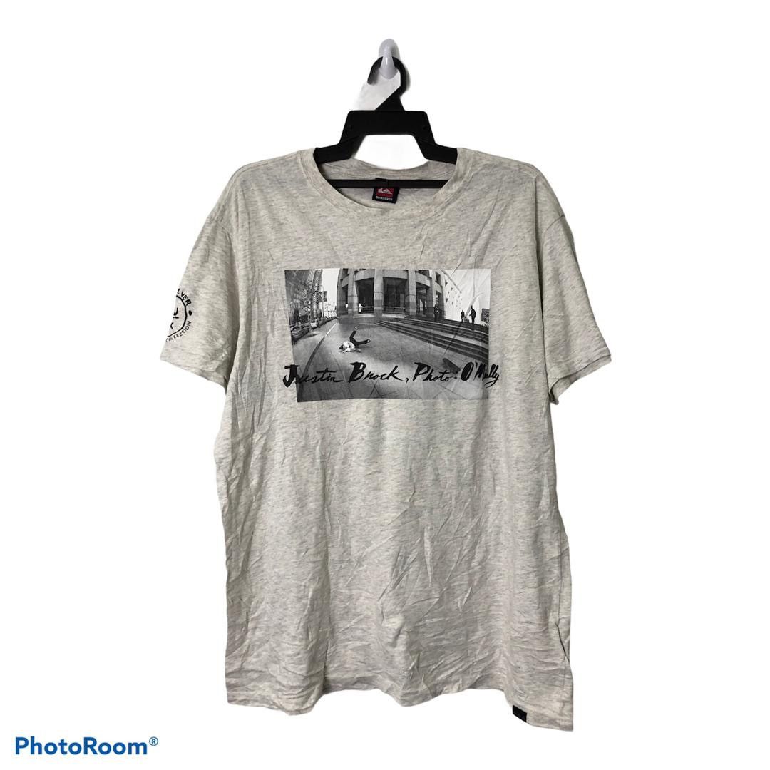 Japanese Brand × Quicksilver Quicksilver Tee Big Print Justin Brock,Photo O’Melly Size L Size US L / EU 52-54 / 3 - 1 Thumbnail