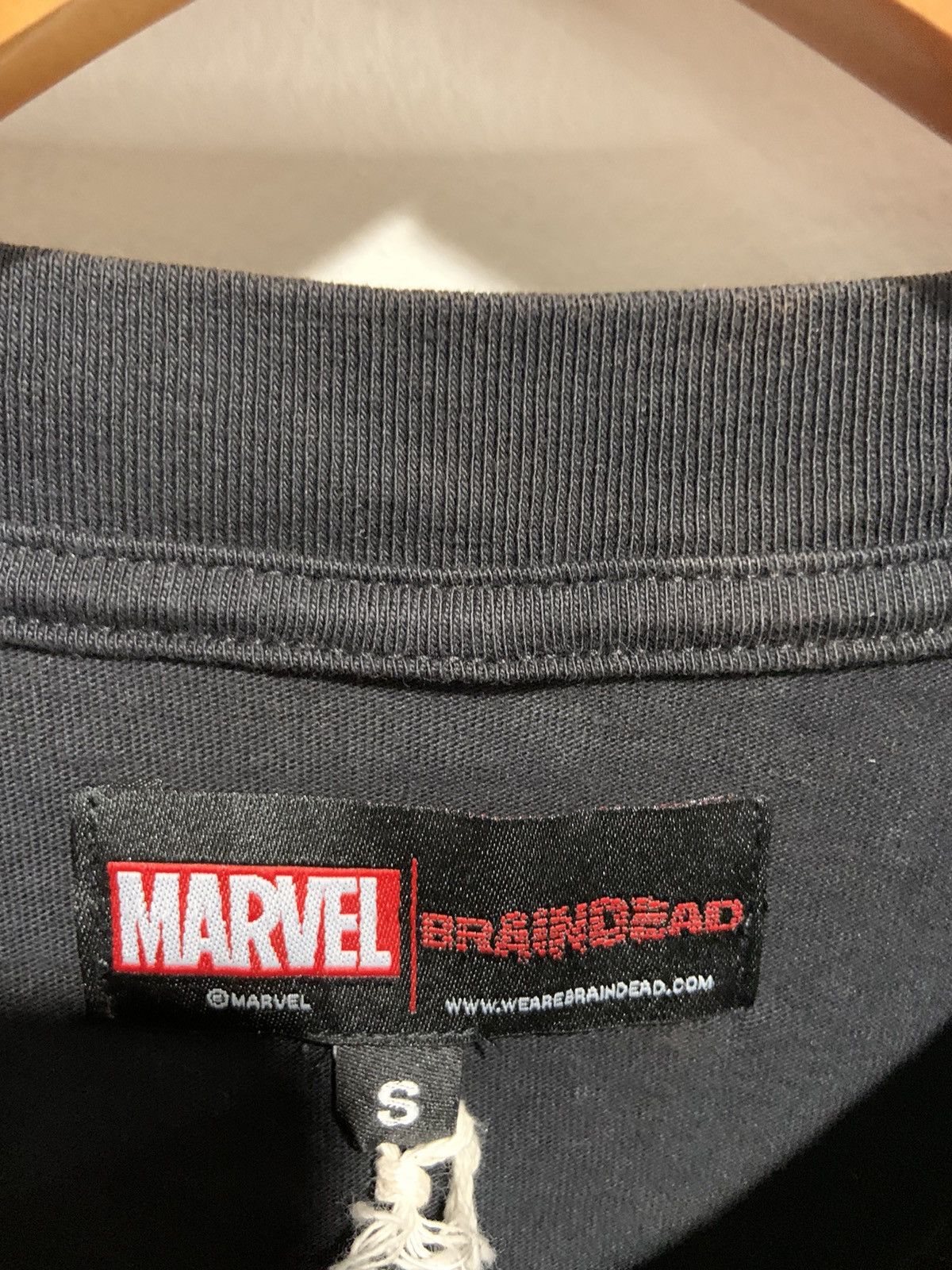 Brain Dead × Marvel Comics WOLVERINE VS. HULK T-SHIRT - WASHED BLACK Size US S / EU 44-46 / 1 - 2 Thumbnail