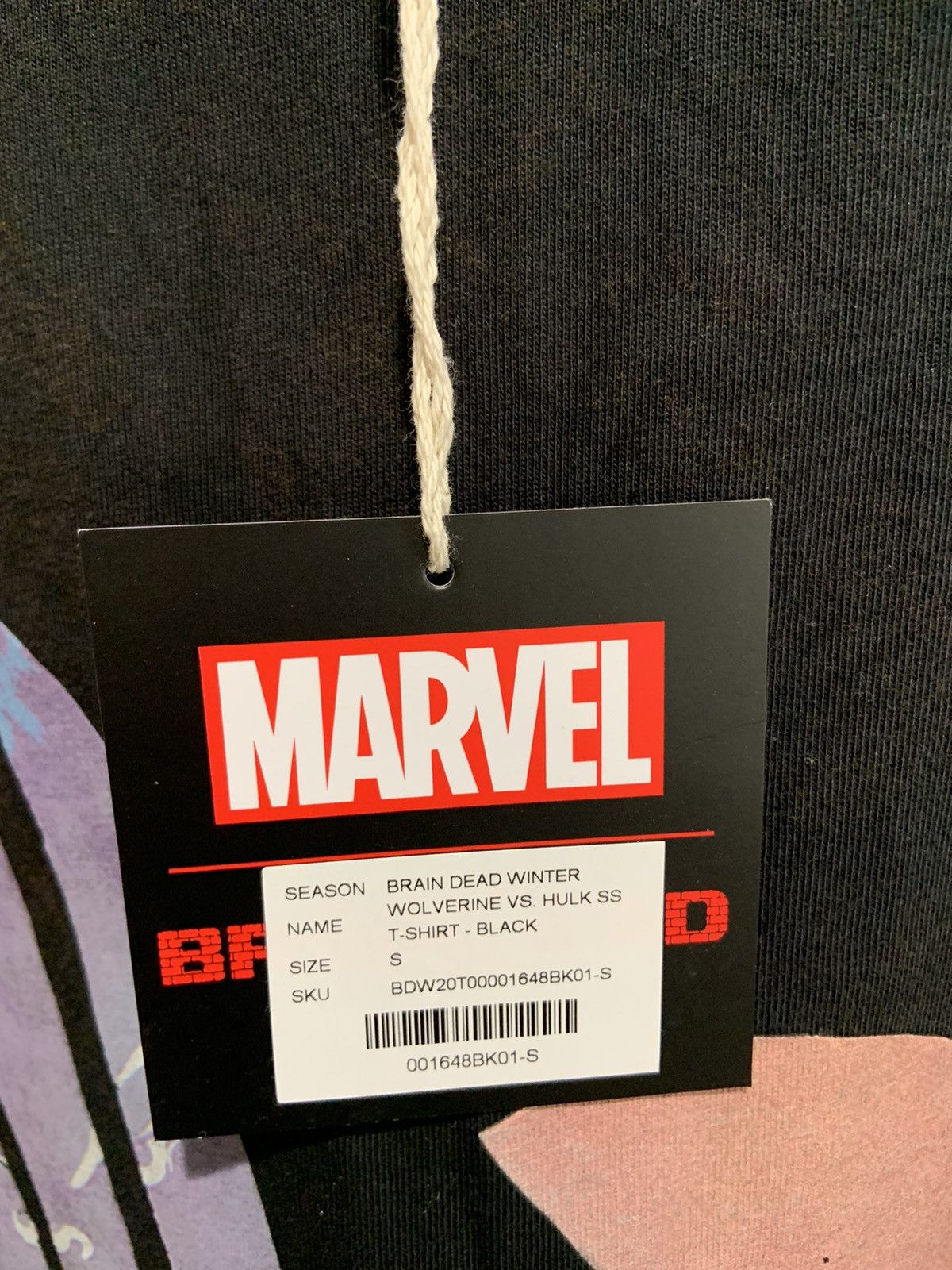 Brain Dead × Marvel Comics WOLVERINE VS. HULK T-SHIRT - WASHED BLACK Size US S / EU 44-46 / 1 - 3 Thumbnail
