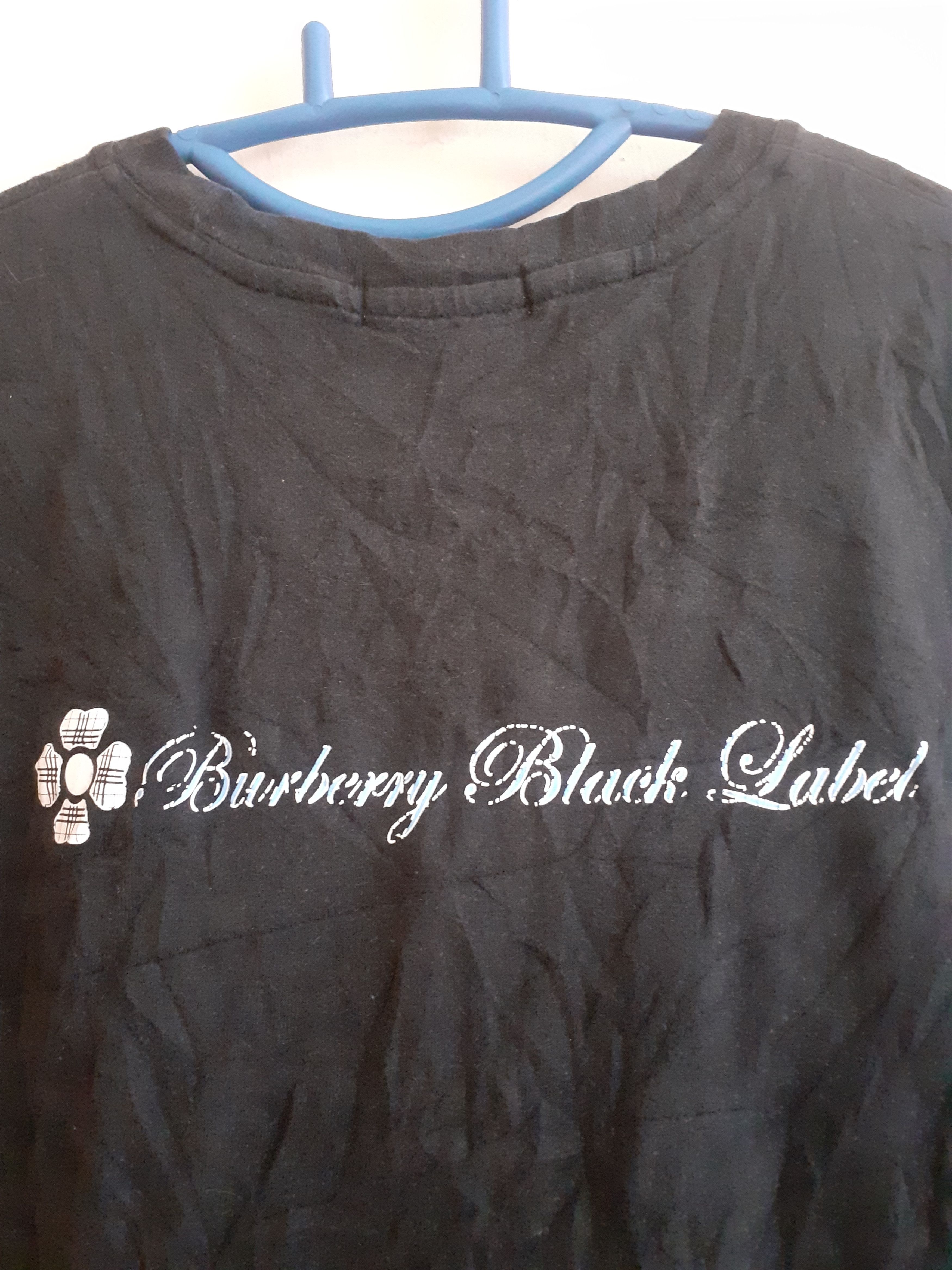 Burberry × Burberry Prorsum × Vintage Nice Design Burberry Black Label T Shirt Size US M / EU 48-50 / 2 - 5 Thumbnail