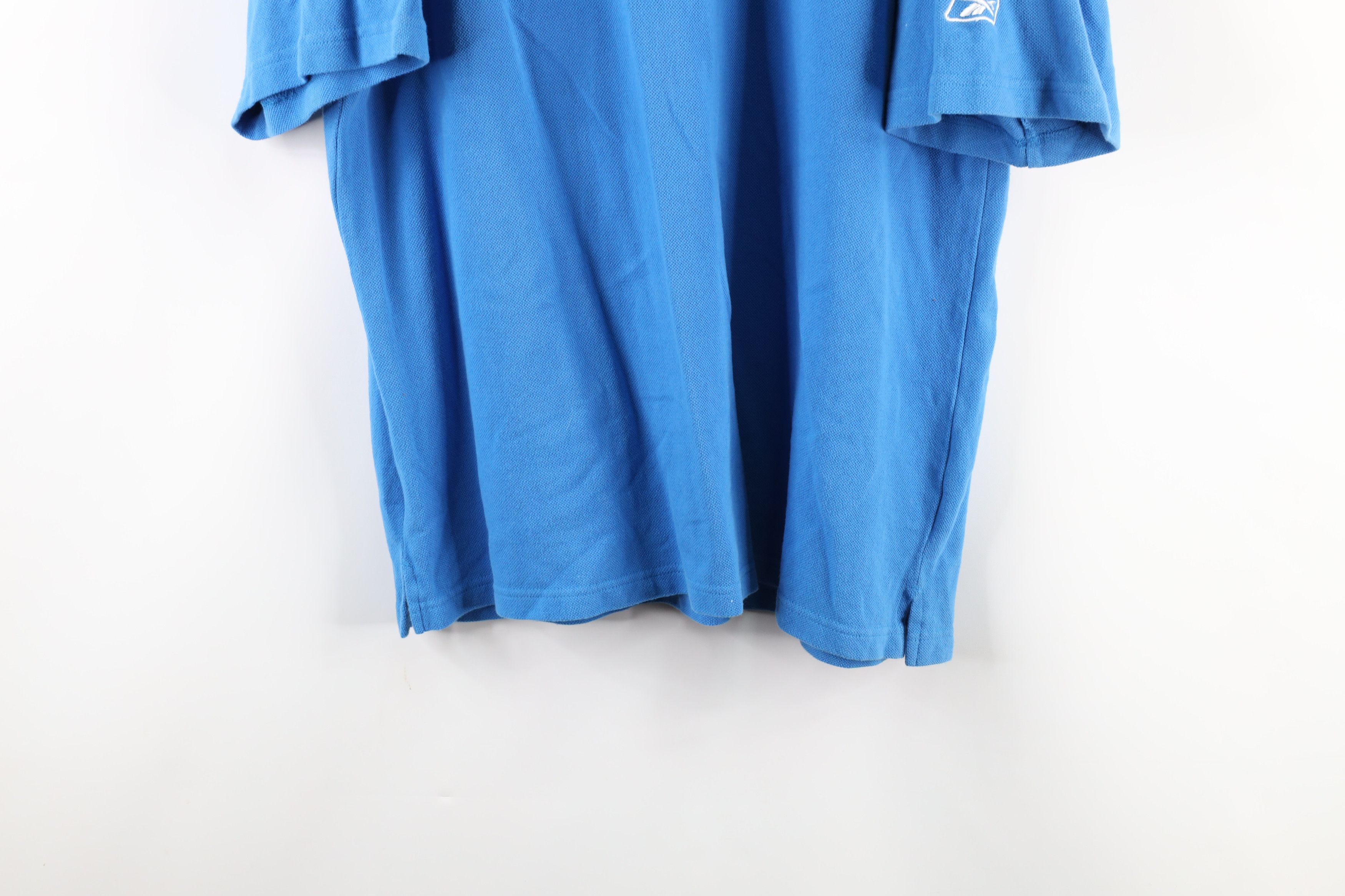 Reebok × Vintage Vintage Reebok Detroit Lions Football Polo Shirt Blue Size US XL / EU 56 / 4 - 3 Thumbnail