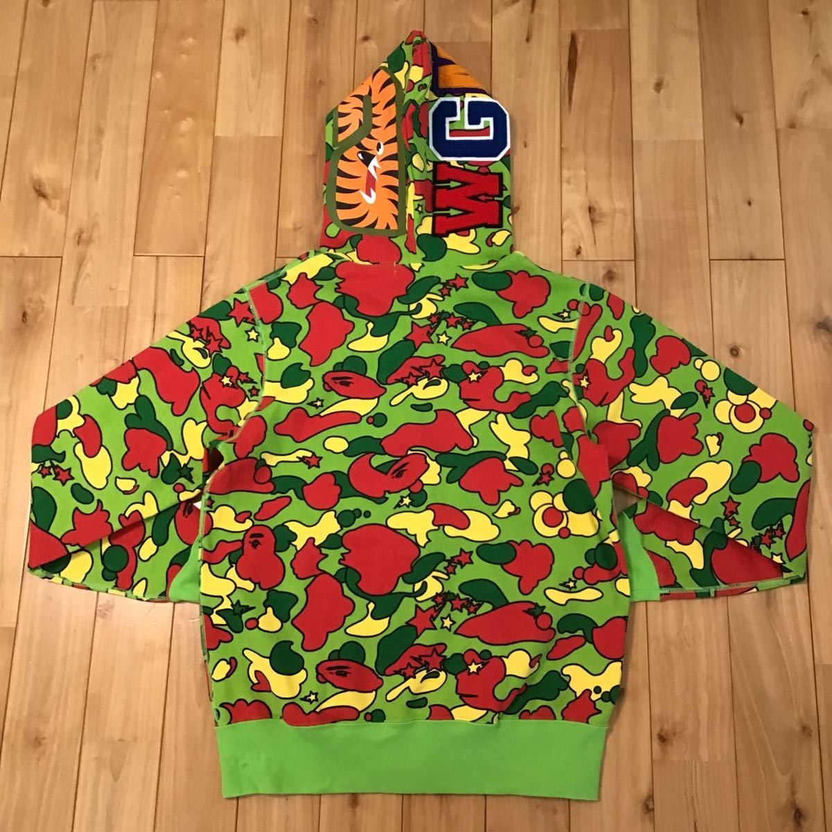 Bape BAPE Psyche camo Shark full zip hoodie sta camo Size US M / EU 48-50 / 2 - 5 Thumbnail