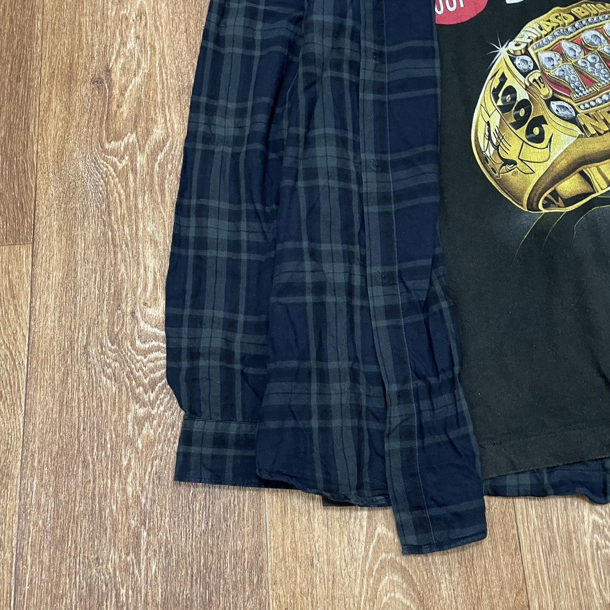 Vintage Vintage 90s Oversized Plaid Shirt Grunge Streetwear Faded XL Size US XL / EU 56 / 4 - 4 Thumbnail