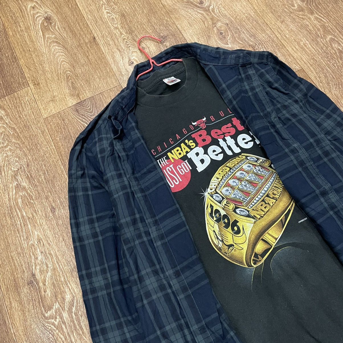 Vintage Vintage 90s Oversized Plaid Shirt Grunge Streetwear Faded XL Size US XL / EU 56 / 4 - 6 Thumbnail