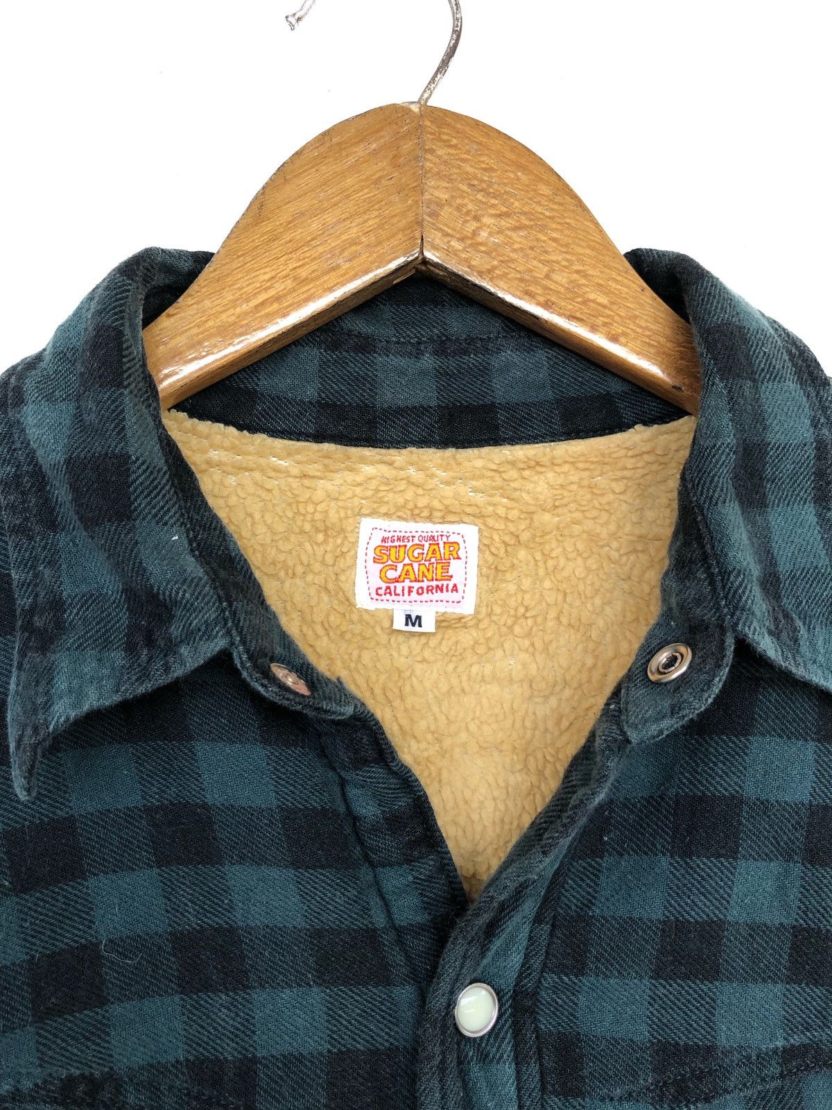 Sugar Cane OG Sugar Canes 🇺🇸 Sherpa Lining Flannel Western Shirt Size US M / EU 48-50 / 2 - 5 Thumbnail