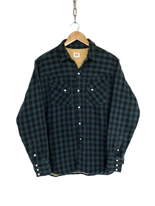 Sugar Cane OG Sugar Canes 🇺🇸 Sherpa Lining Flannel Western Shirt Grailed
