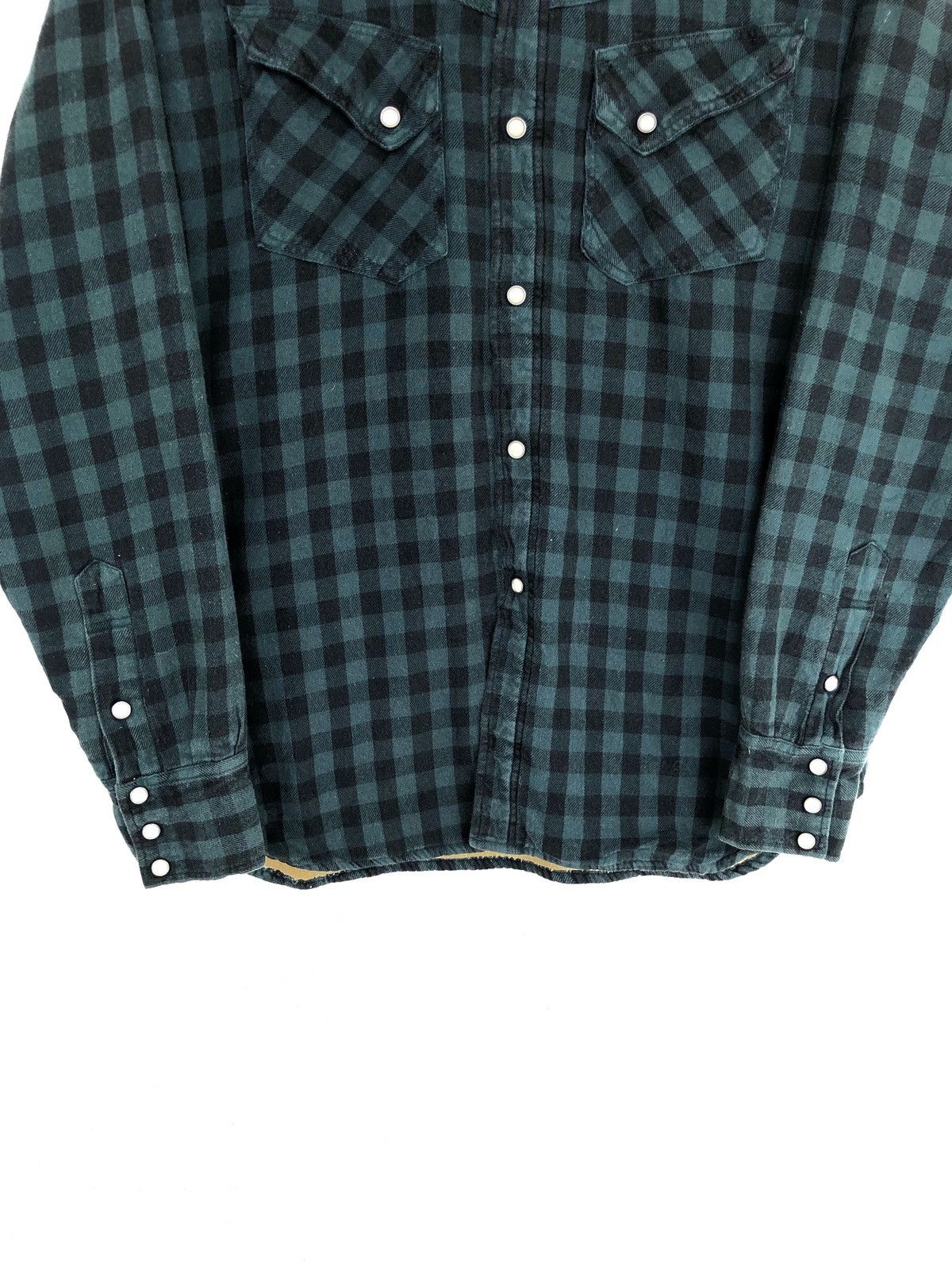 Sugar Cane OG Sugar Canes 🇺🇸 Sherpa Lining Flannel Western Shirt Size US M / EU 48-50 / 2 - 3 Thumbnail