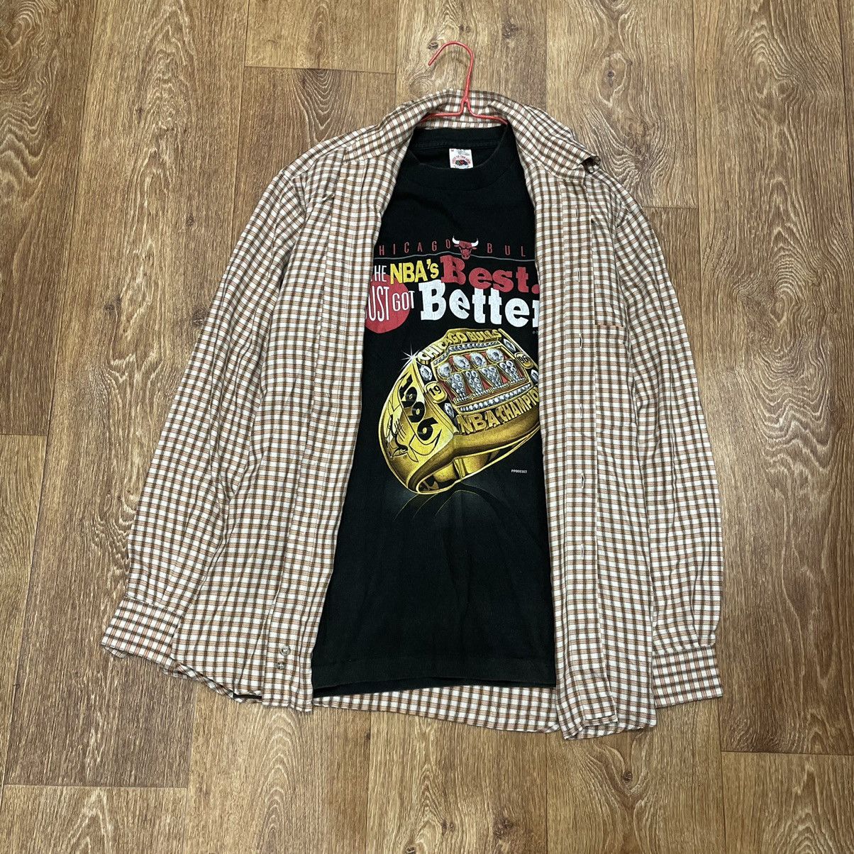 Vintage Vintage 90s Checkered Shirt Grunge Streetwear Oversized M Size US M / EU 48-50 / 2 - 1 Thumbnail