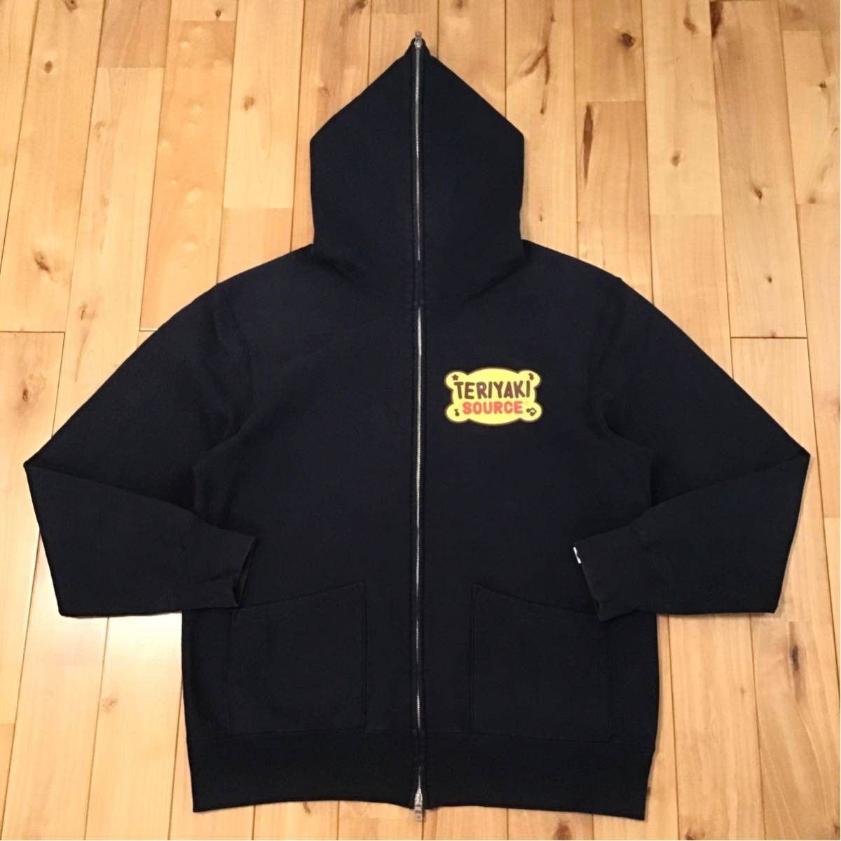 Bape BAPE shark Teriyaki Alien Full Zip Hoodie Dark Navy Size US M / EU 48-50 / 2 - 2 Thumbnail