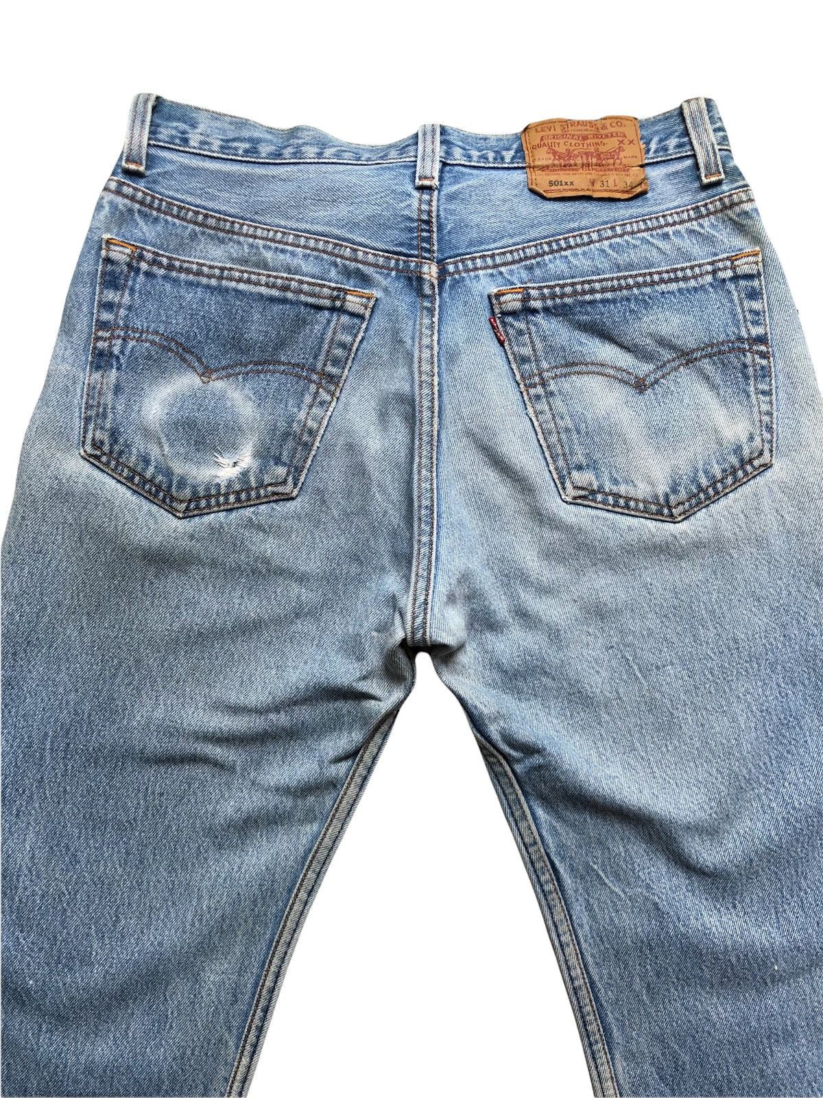 Levi's × Levi's Vintage Clothing Vintage Levi's 501 Fly Button Denim Size US 29 - 6 Thumbnail