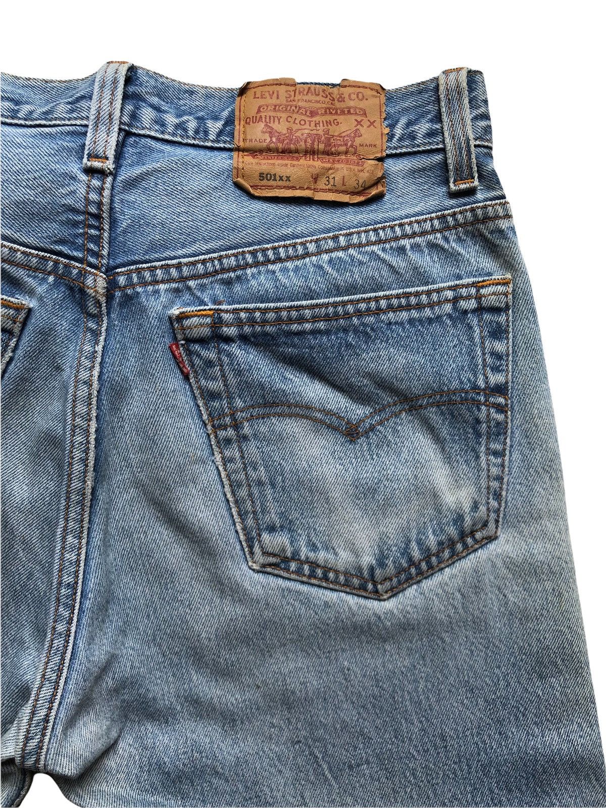 Levi's × Levi's Vintage Clothing Vintage Levi's 501 Fly Button Denim Size US 29 - 7 Thumbnail