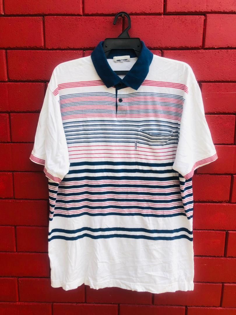 Japanese Brand × Vintage Vintage Helly Hanson Stripes Japan Designer Fashion Style Size US L / EU 52-54 / 3 - 1 Thumbnail