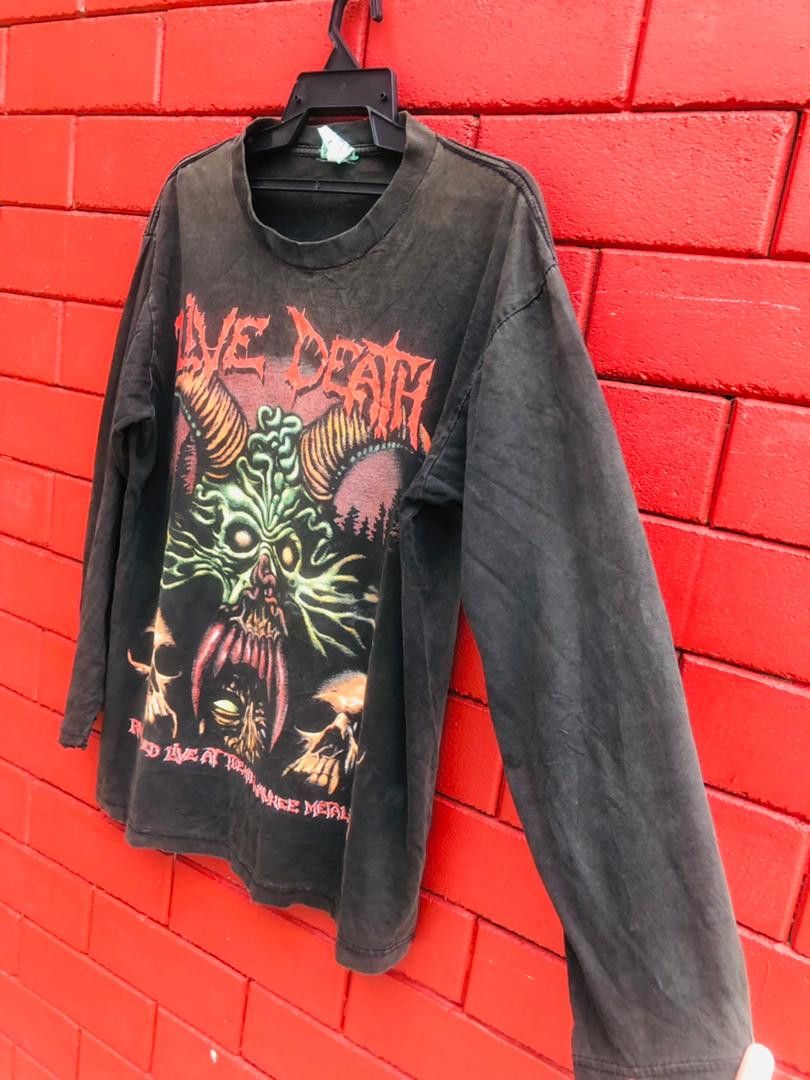 Japanese Brand × Vintage Vintage Live Death Metal Designer Fashion Style Size US L / EU 52-54 / 3 - 7 Thumbnail