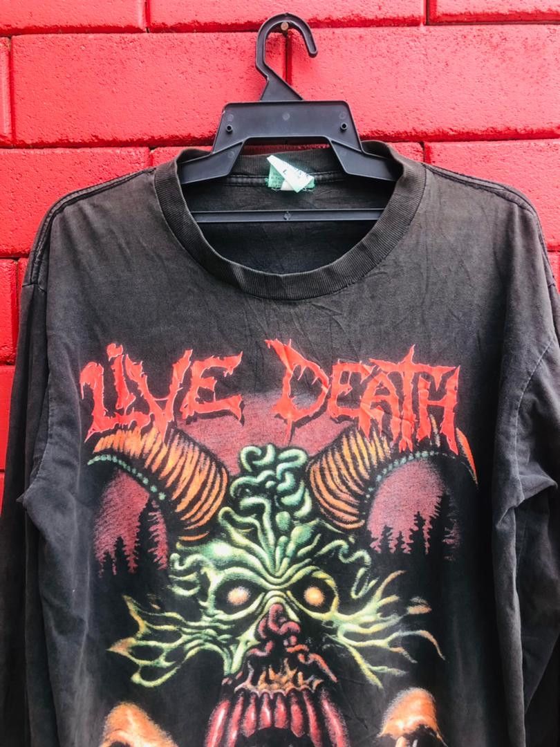 Japanese Brand × Vintage Vintage Live Death Metal Designer Fashion Style Size US L / EU 52-54 / 3 - 3 Thumbnail