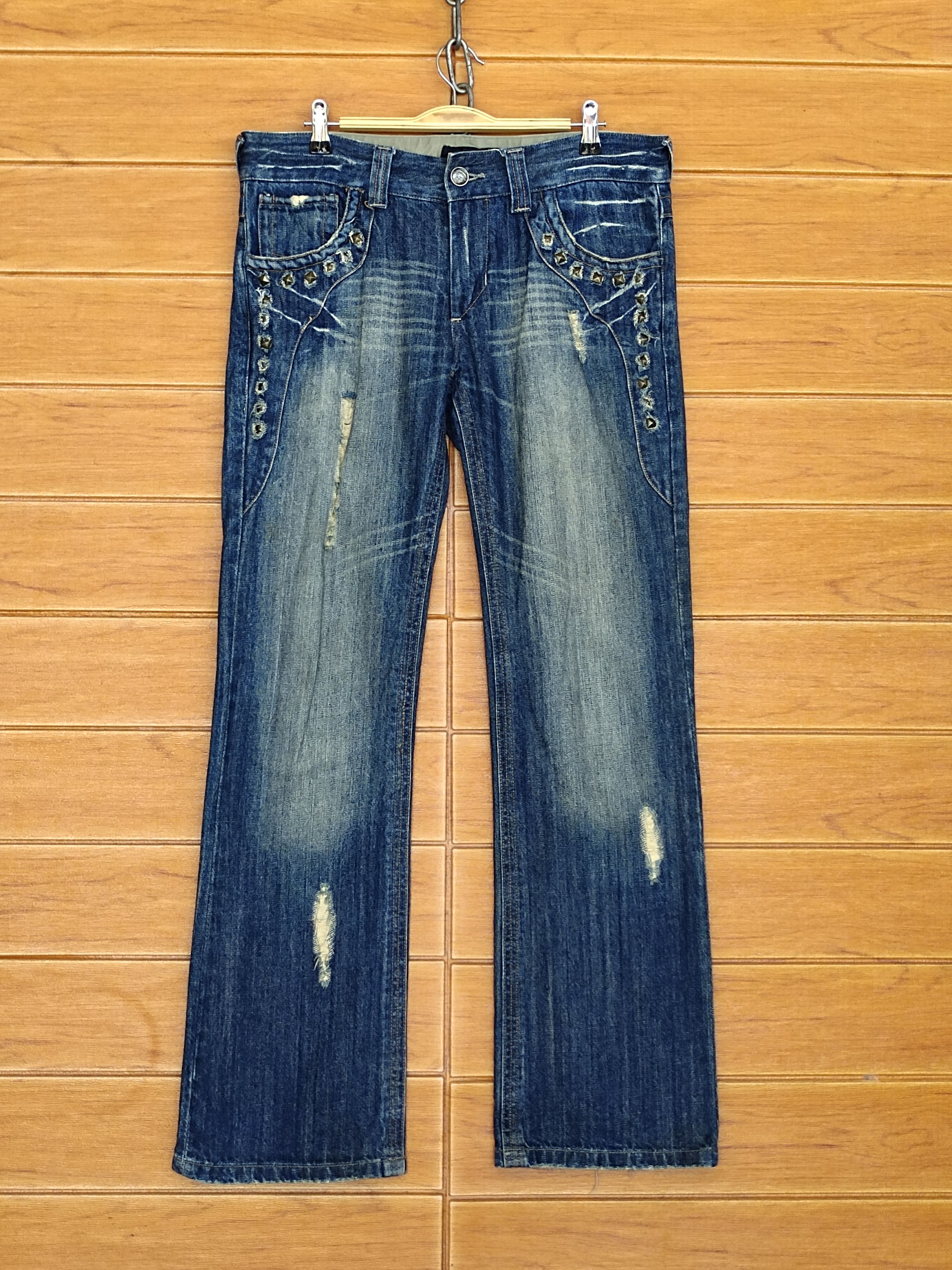 Undercover Flared Jeans Gold Rush Spark Flared Denim Jeans Size US 32 / EU 48 - 2 Thumbnail