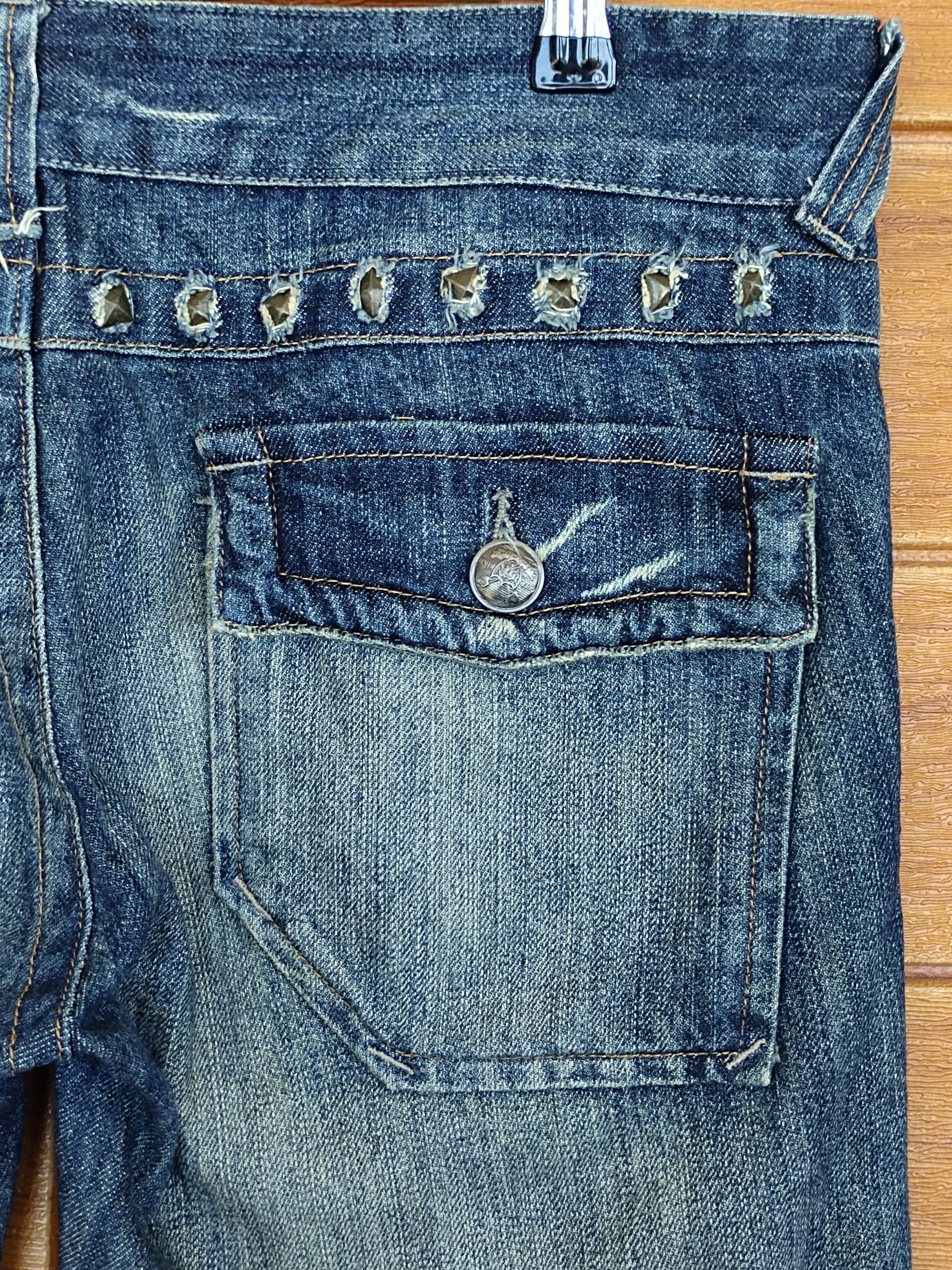 Undercover Flared Jeans Gold Rush Spark Flared Denim Jeans Size US 32 / EU 48 - 14 Thumbnail