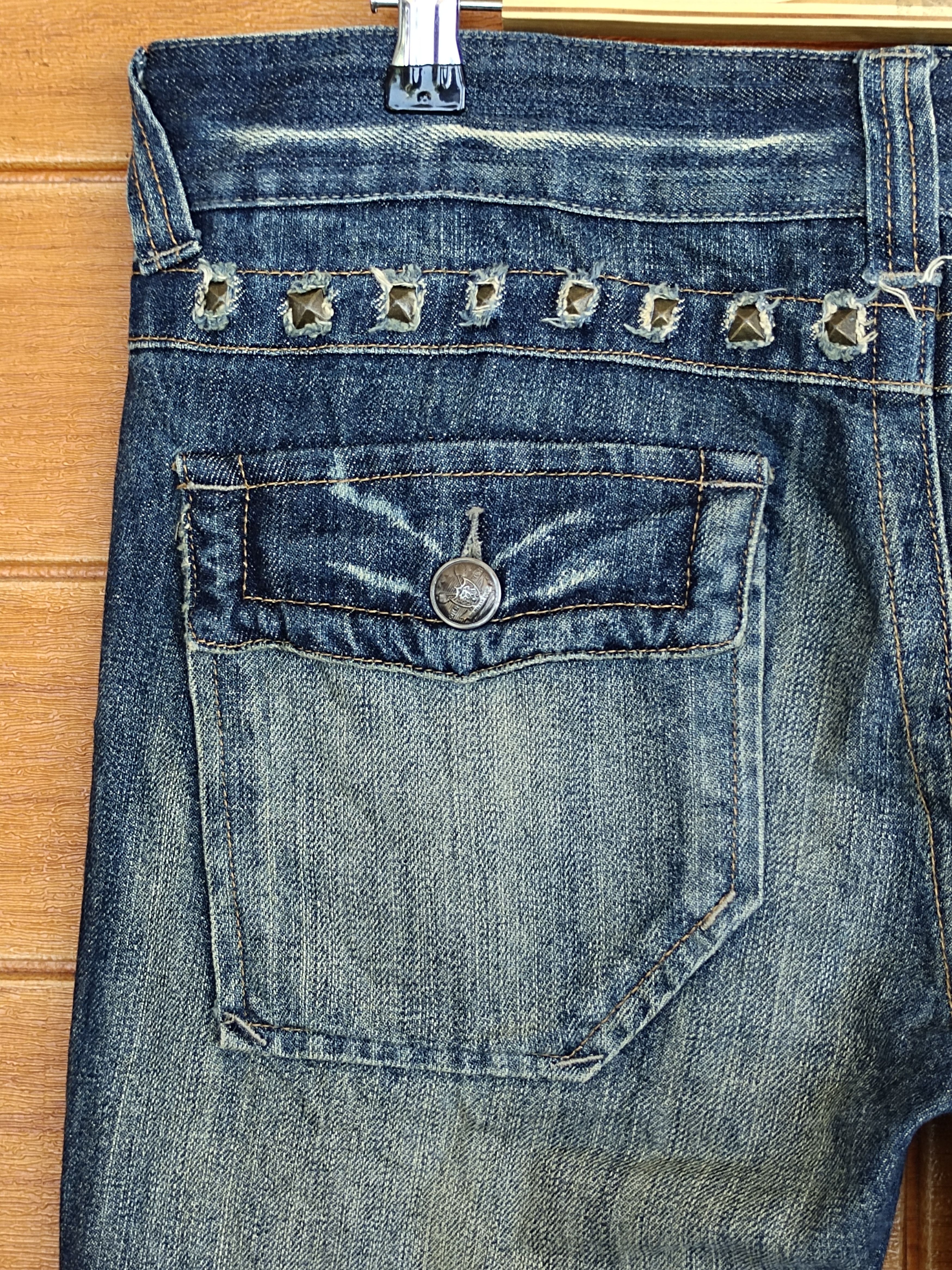 Undercover Flared Jeans Gold Rush Spark Flared Denim Jeans Size US 32 / EU 48 - 15 Thumbnail
