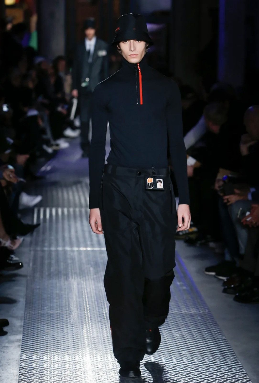 Prada 🔥$1.6K🔥 RUNWAY Prada Sport Stretchy Tech Knit Top Size US S / EU 44-46 / 1 - 2 Thumbnail