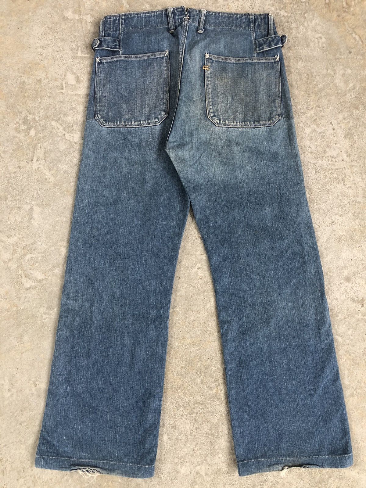 45rpm Vintage 45rpm studio carpenter distressed denim Size US 32 / EU 48 - 2 Thumbnail