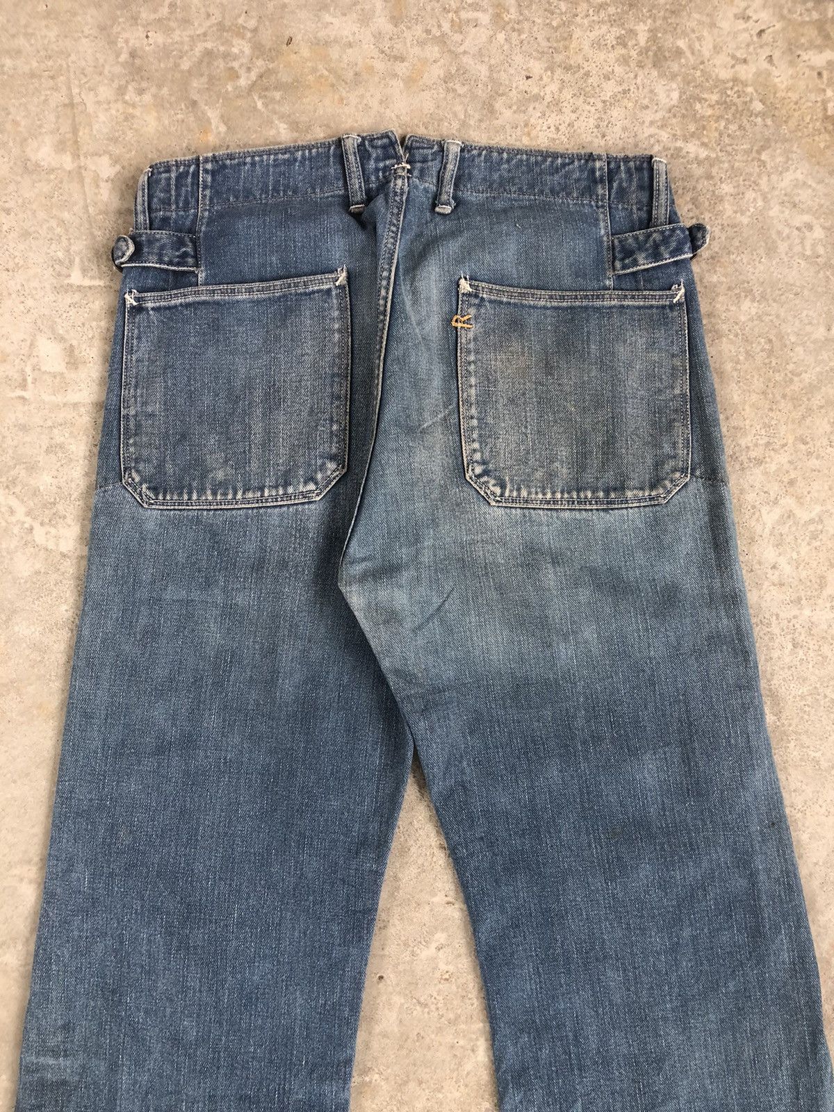 45rpm Vintage 45rpm studio carpenter distressed denim Size US 32 / EU 48 - 8 Thumbnail