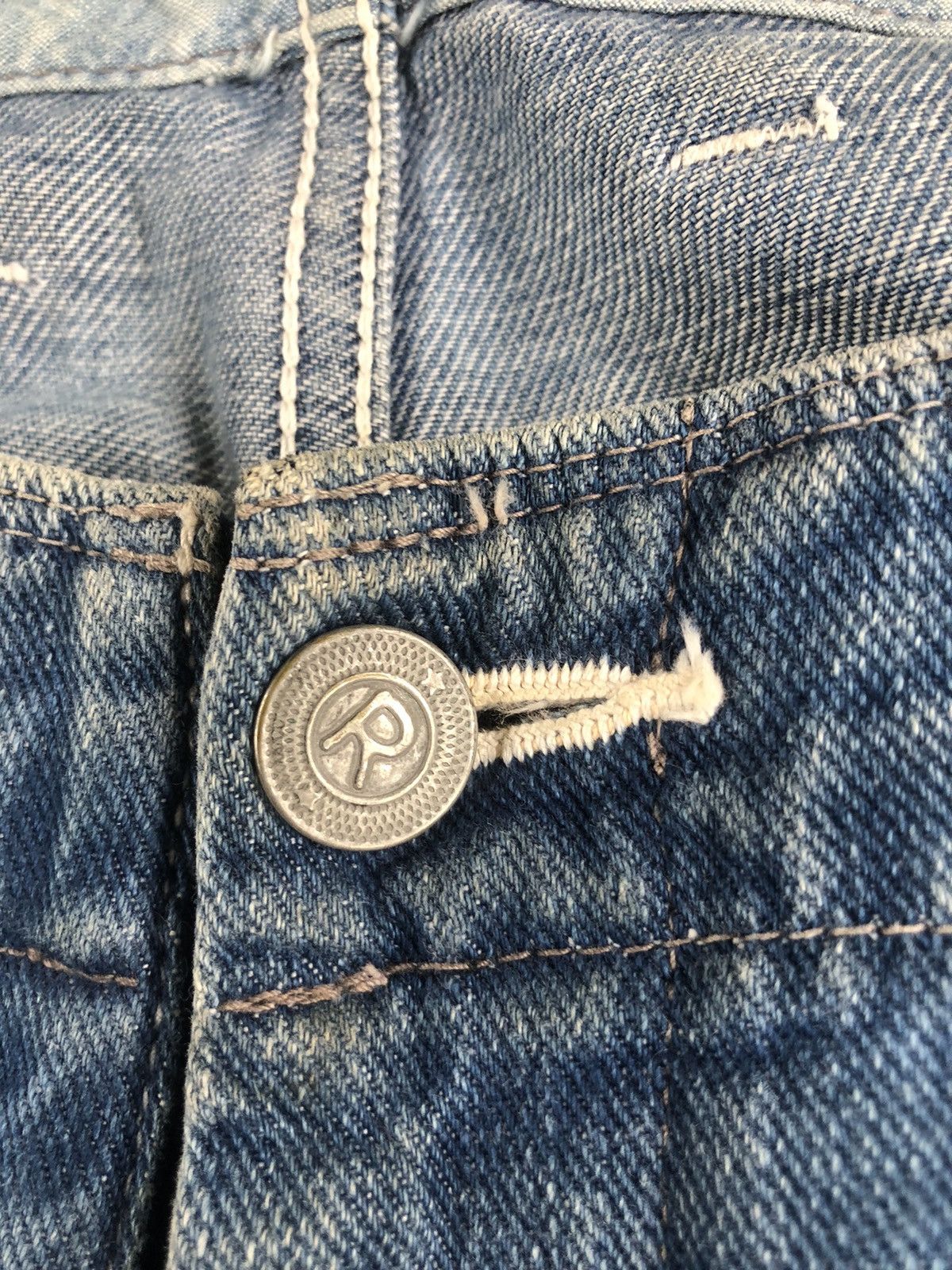 45rpm Vintage 45rpm studio carpenter distressed denim Size US 32 / EU 48 - 14 Thumbnail
