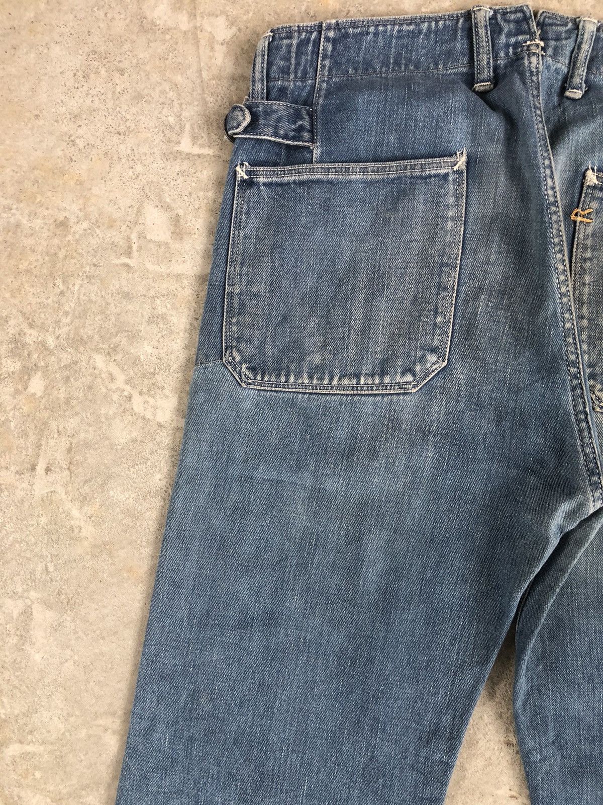 45rpm Vintage 45rpm studio carpenter distressed denim Size US 32 / EU 48 - 9 Thumbnail