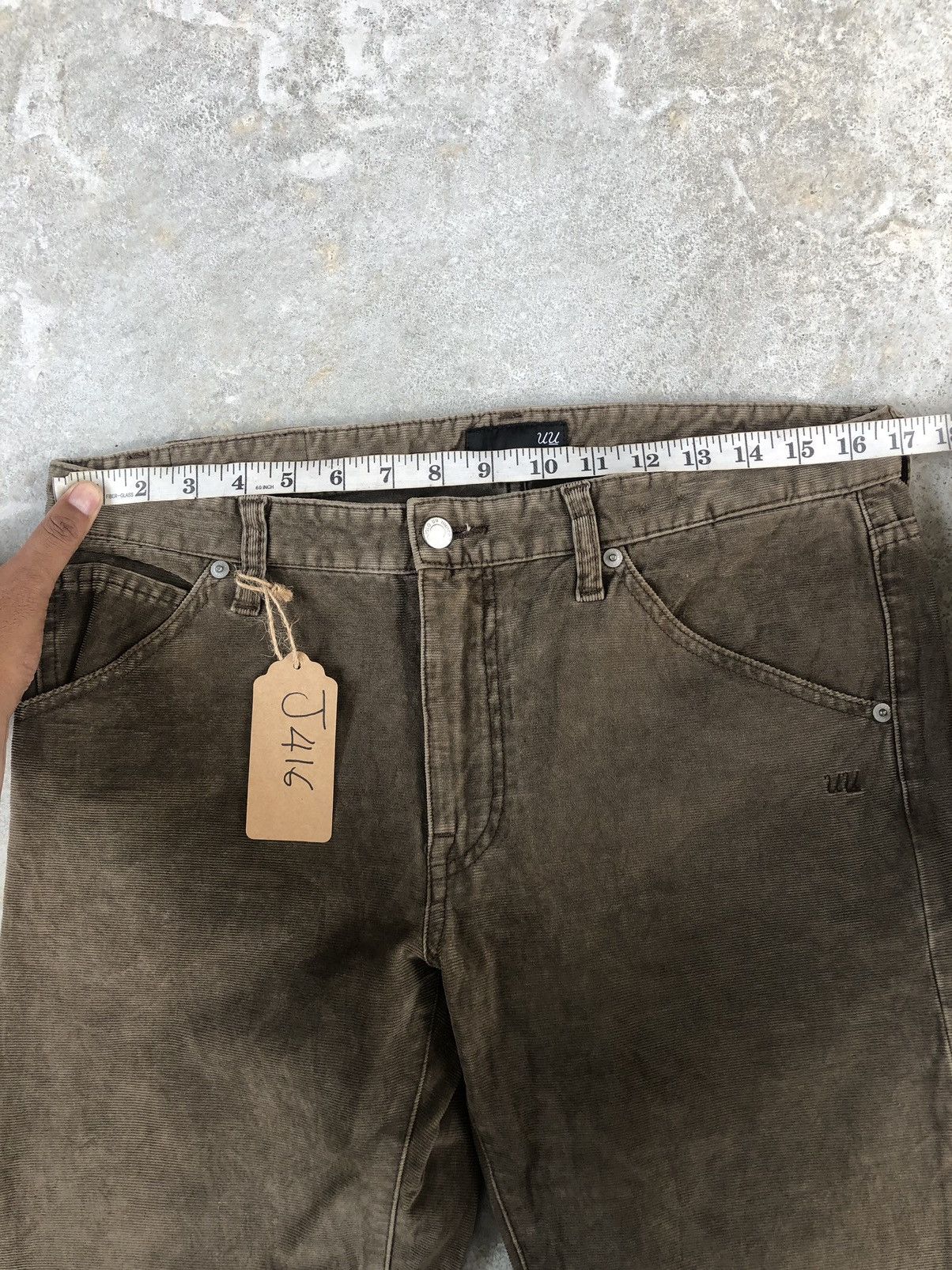 Jun Takahashi Undercover X Uniqlo Skinny Jeans Corduroy Jeans Size US 33 - 20 Thumbnail