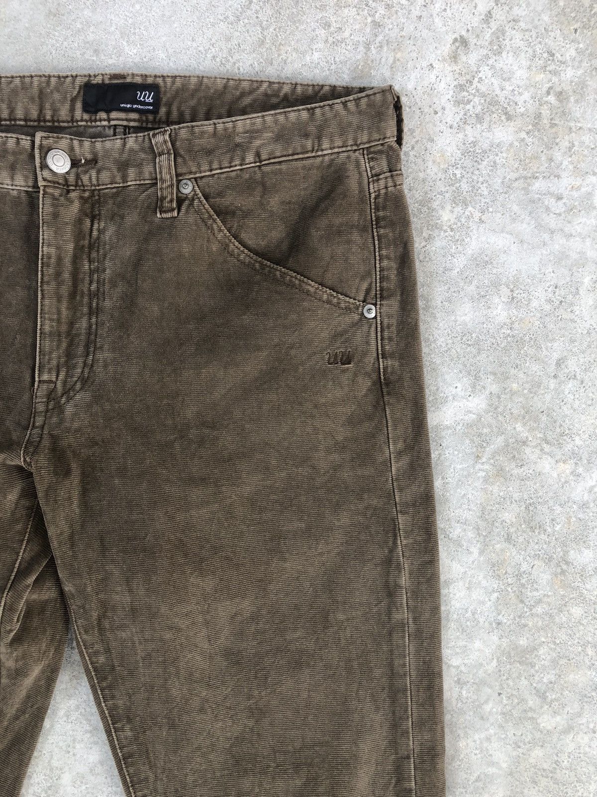 Jun Takahashi Undercover X Uniqlo Skinny Jeans Corduroy Jeans Size US 33 - 5 Thumbnail