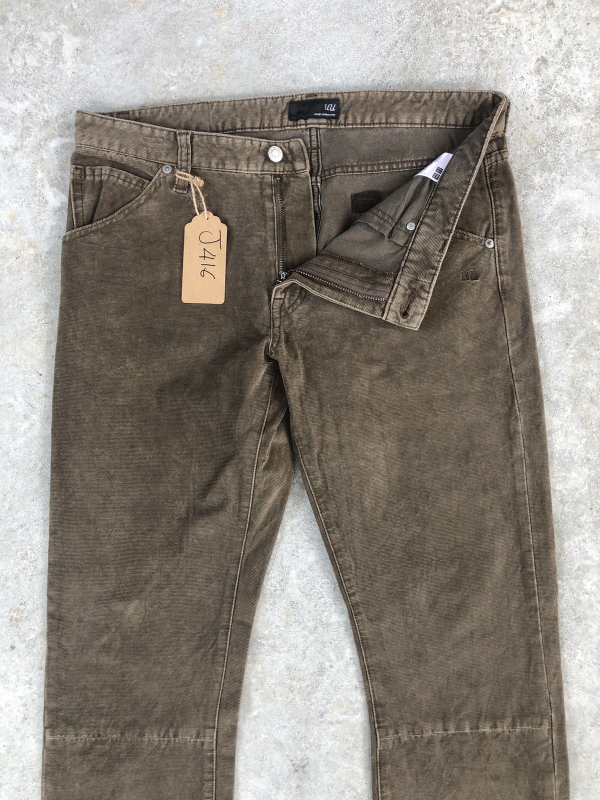 Jun Takahashi Undercover X Uniqlo Skinny Jeans Corduroy Jeans Size US 33 - 3 Thumbnail