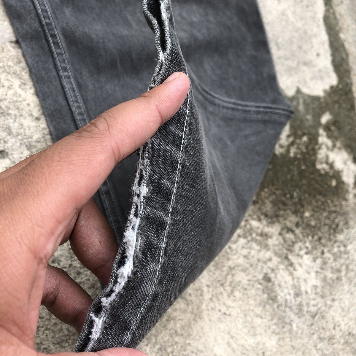 Japanese Brand 🔥Rare🔥🇯🇵PJ'S Surf Double Waist Rap Baggy Styles Relaxed Jeans Size US 32 / EU 48 - 8 Thumbnail