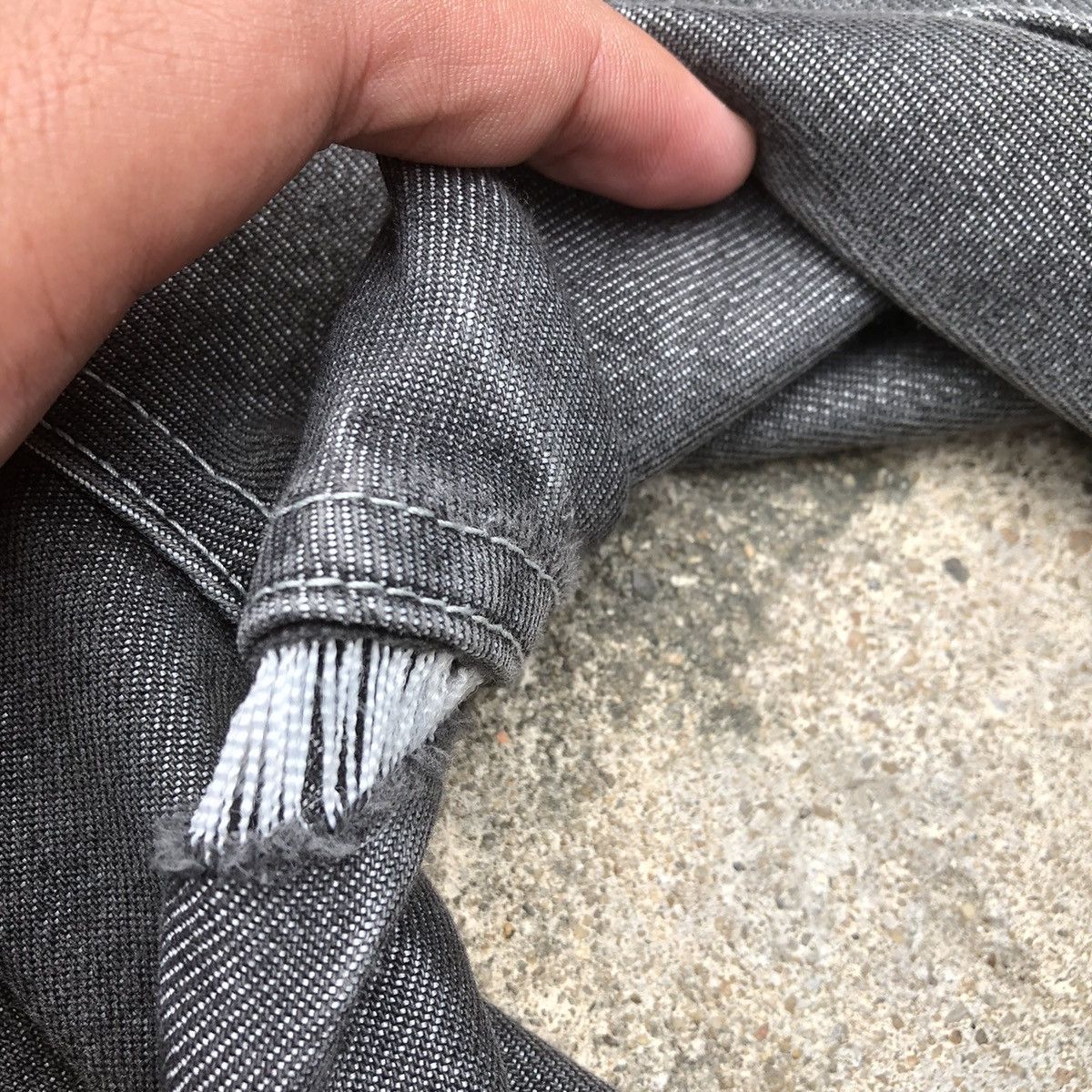 Japanese Brand 🔥Rare🔥🇯🇵PJ'S Surf Double Waist Rap Baggy Styles Relaxed Jeans Size US 32 / EU 48 - 11 Thumbnail