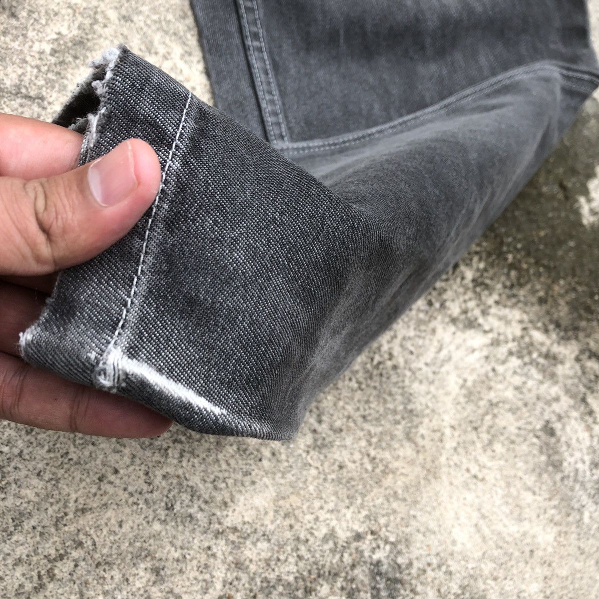 Japanese Brand 🔥Rare🔥🇯🇵PJ'S Surf Double Waist Rap Baggy Styles Relaxed Jeans Size US 32 / EU 48 - 9 Thumbnail