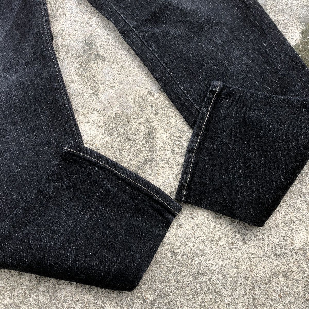 Japanese Brand × Vintage 🔥Rare🔥🇯🇵Vintage Closshi Stoned Wash Rips Regular Denim Jeans Size US 30 / EU 46 - 7 Thumbnail