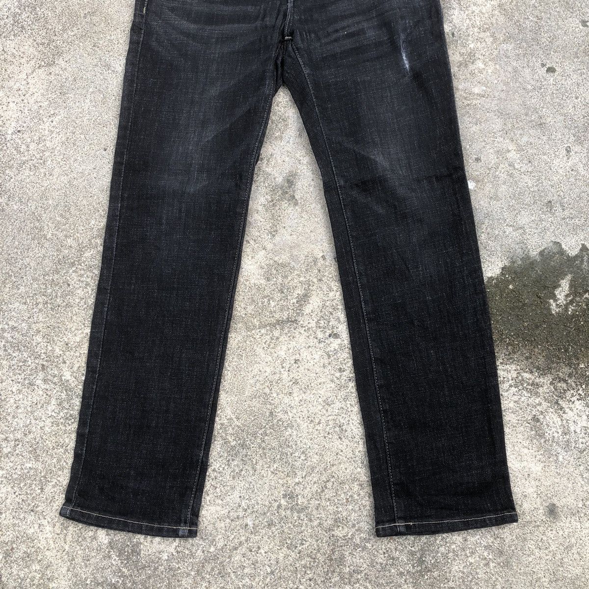 Japanese Brand × Vintage 🔥Rare🔥🇯🇵Vintage Closshi Stoned Wash Rips Regular Denim Jeans Size US 30 / EU 46 - 3 Thumbnail