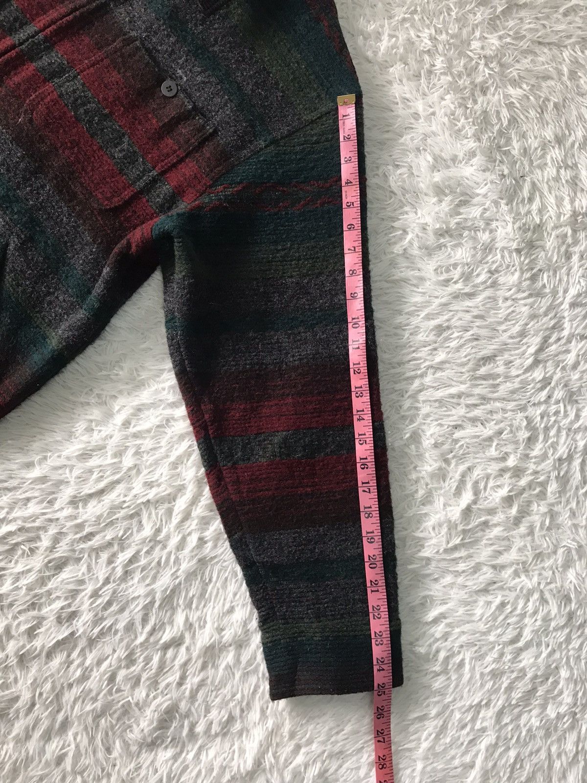 Vintage Vtg Woolrich Stripes Wool Jacket Made in Usa Size US L / EU 52-54 / 3 - 14 Thumbnail