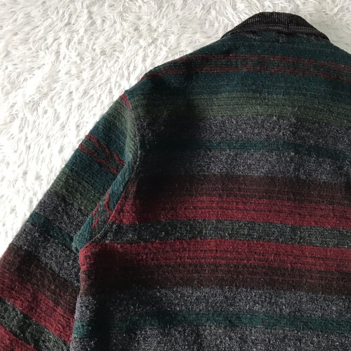 Vintage Vtg Woolrich Stripes Wool Jacket Made in Usa Size US L / EU 52-54 / 3 - 10 Thumbnail