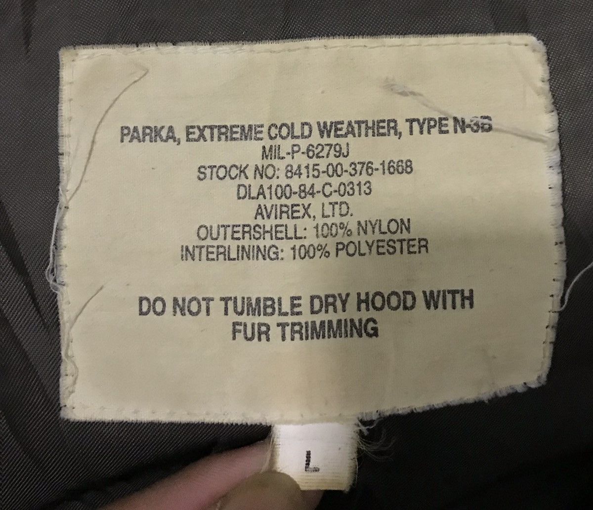 Avirex AVIREX PARKA EXTREME COLD WEATHER, TYPE-3B Size US L / EU 52-54 / 3 - 18 Thumbnail