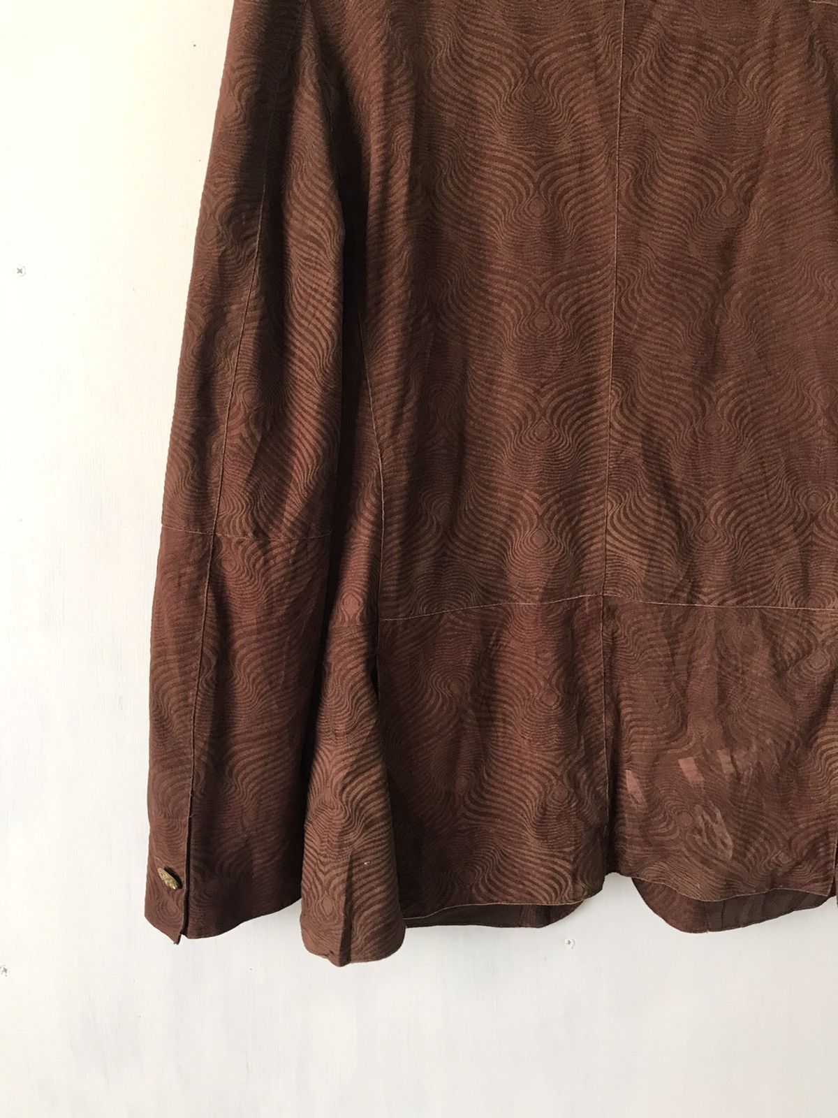 Roberto Cavalli 💥Steals💥Nice Art Roberto Cavalli Goat Leather Jacket Size US L / EU 52-54 / 3 - 11 Thumbnail