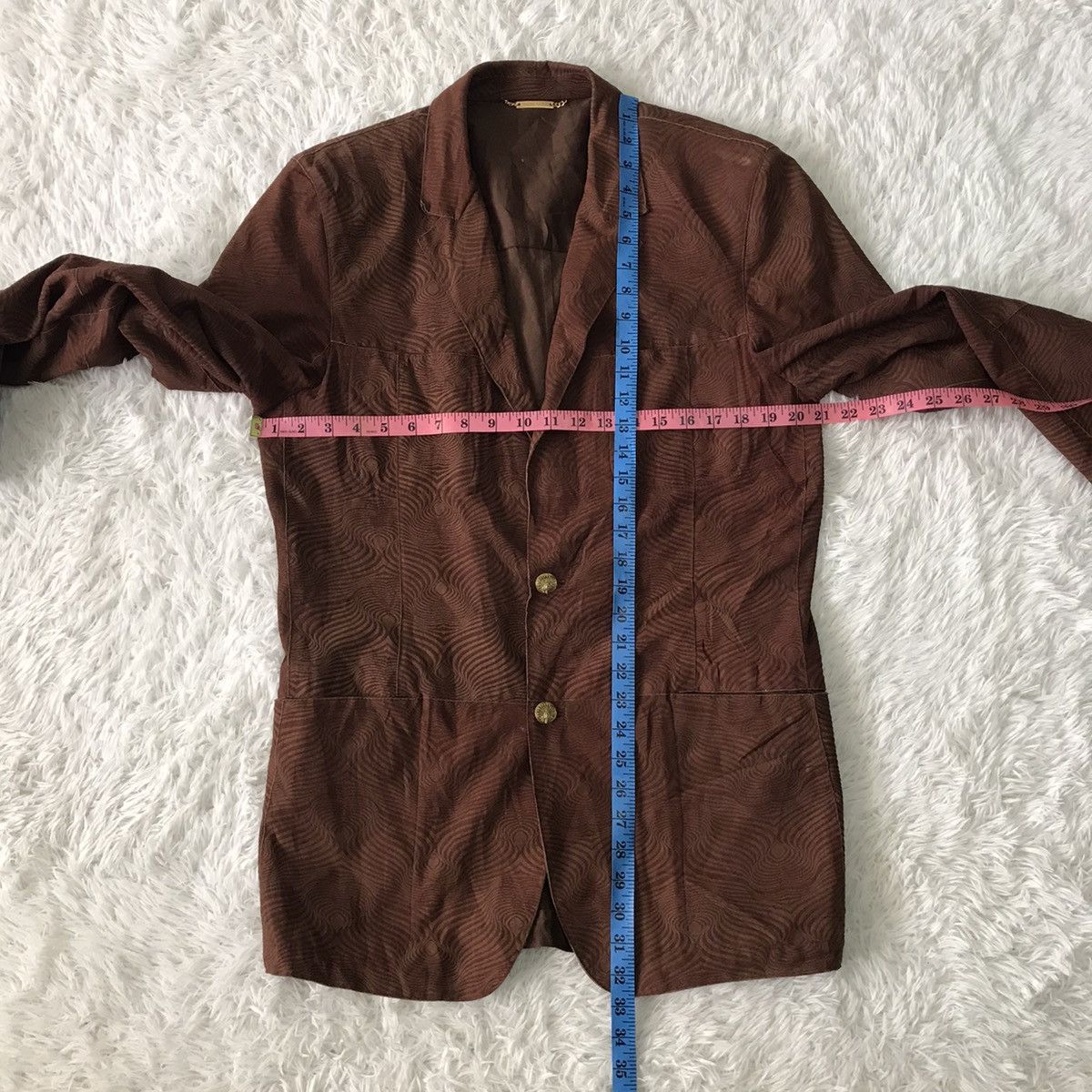 Roberto Cavalli 💥Steals💥Nice Art Roberto Cavalli Goat Leather Jacket Size US L / EU 52-54 / 3 - 23 Thumbnail