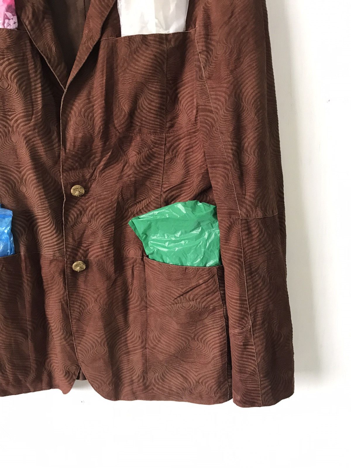 Roberto Cavalli 💥Steals💥Nice Art Roberto Cavalli Goat Leather Jacket Size US L / EU 52-54 / 3 - 5 Thumbnail